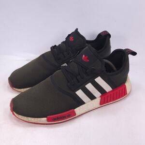 Adidas NMD R1 Athletic Lace Up Running Shoe Mens Size 11.5 GW1620 Black White